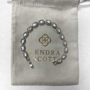Kendra Scott silver Cole link bracelet